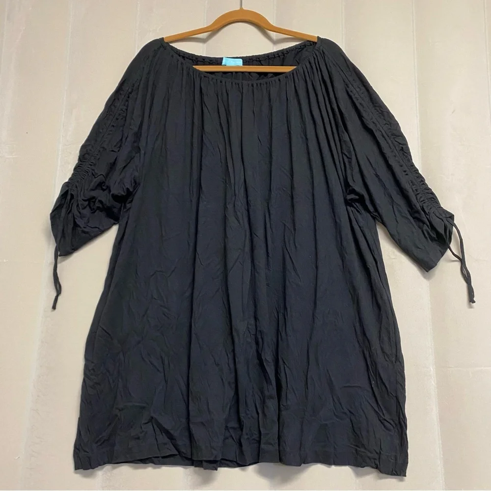 Melissa Odabash Women’s Tunic Top Dress Coverup One Size Beachy Boxy Flowy